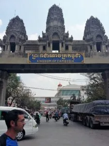 Frontera de Camboya por Poipet