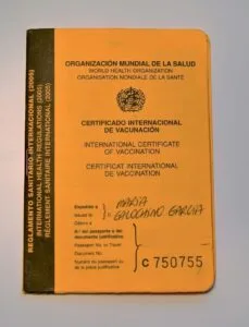 Certificado internacional de vacunación