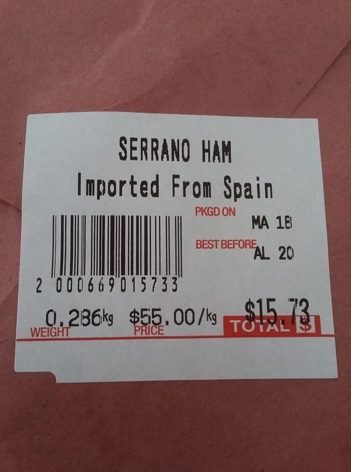 Jamon serrano