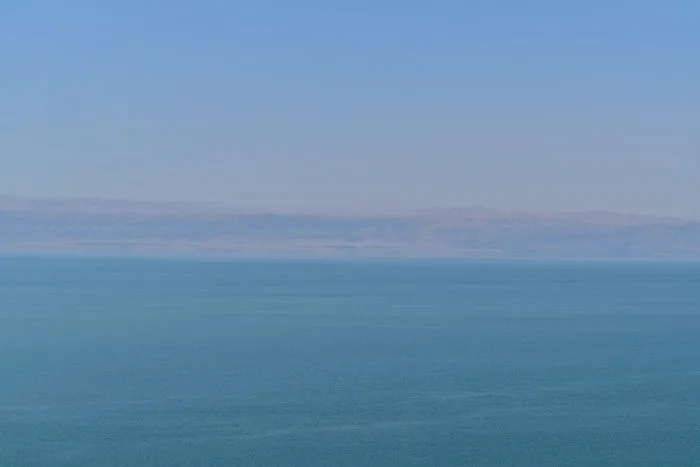 Vistas de Palestina desde el lado de Jordania