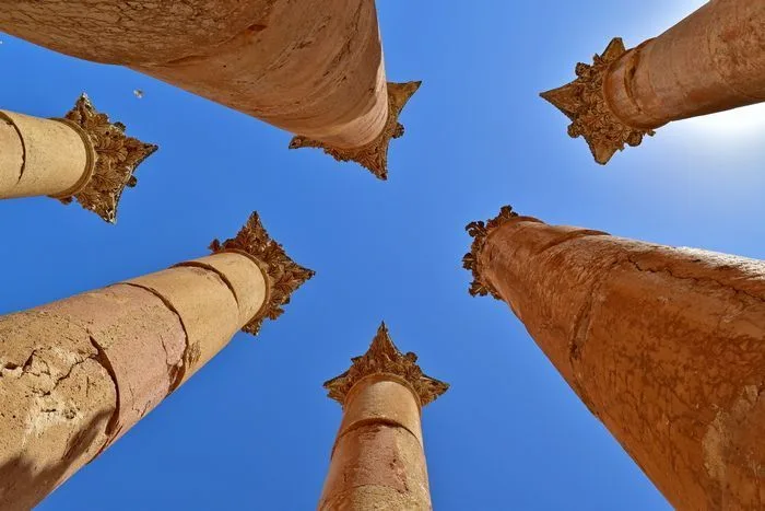 Me quedé sorprendida de lo grande y relativamente bien conservadas que estaban las ruinas de Jerash.