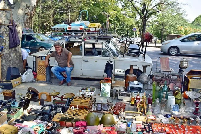 Mercadillo del puente seco...más auténtico no puede ser