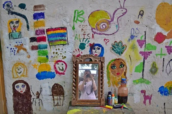 Muro de la fachada de la casa de Ketevan