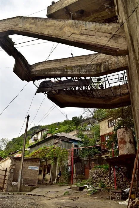 Restos de lo que en su día fue