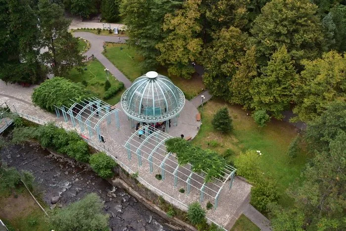 Ahí se encuentra la fuente de agua de Borjomi