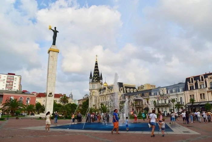 Plaza de Europa en Batumi