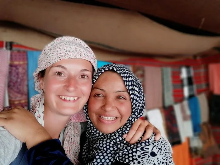 Zeinab en Petra
