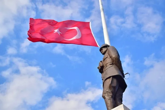 Monumento a Ataturk en la península de Galipoli