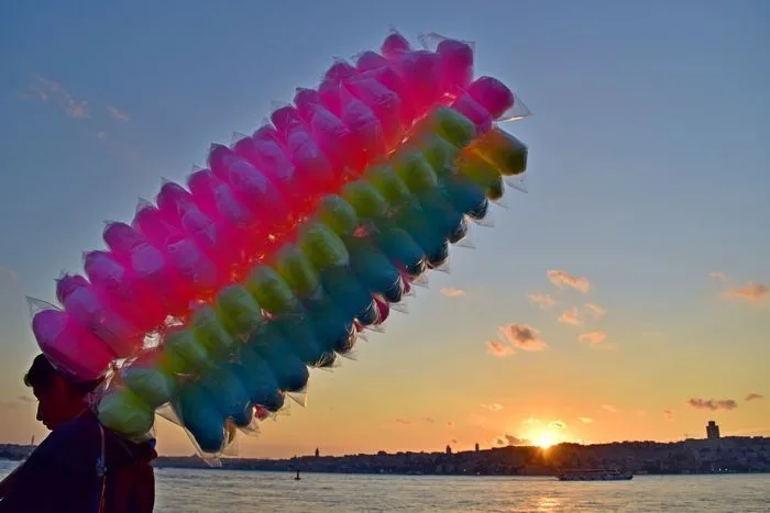 Atardecer desde el lado asiático de Estambul