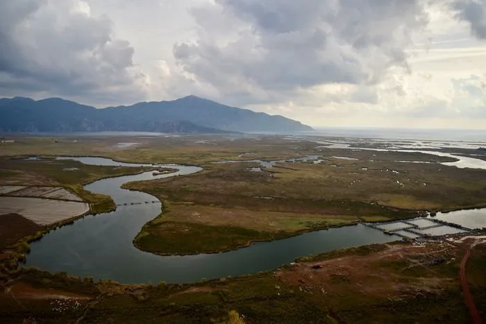 Vistas desde el castillo de Caunos