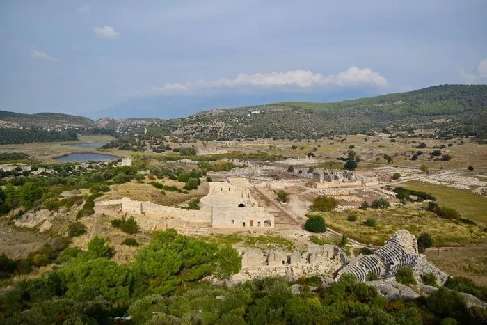 Vistas del conjunto de las ruinas de Patara