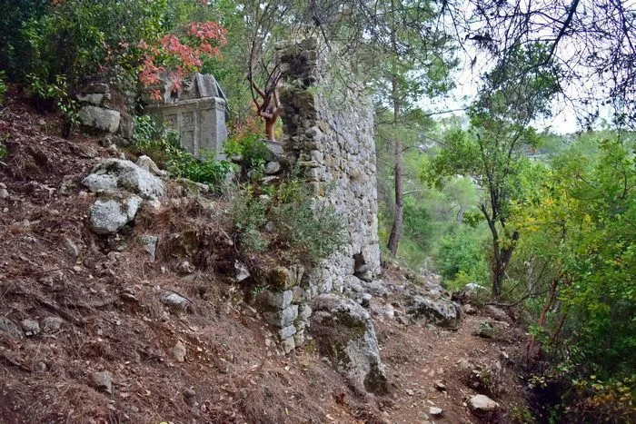 Ruinas licias de la ciudad de Olympus