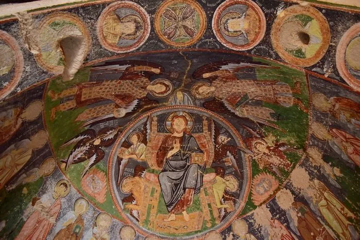 Frescos de Hacli Kilise en el Rose valley