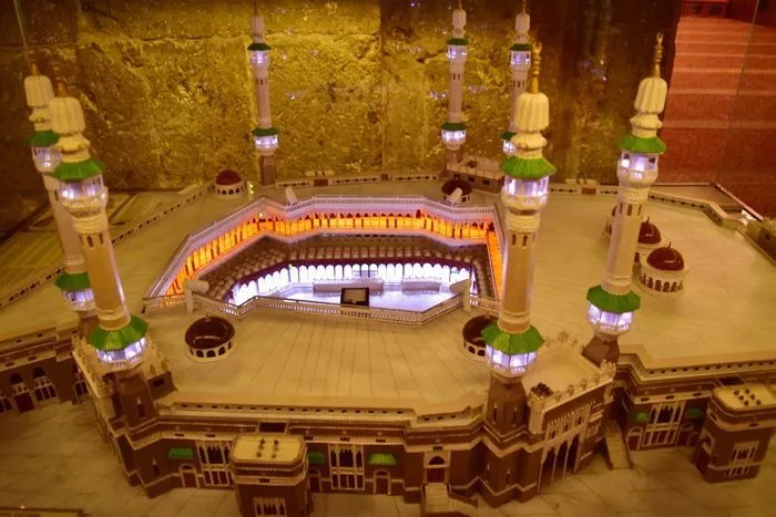 Maqueta de Kaba en Meca