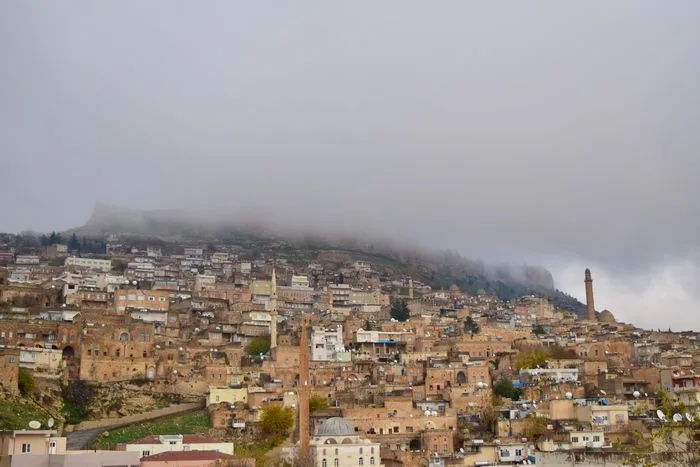 Vistas de Mardin desde la mezquita Asri Mezarlığı