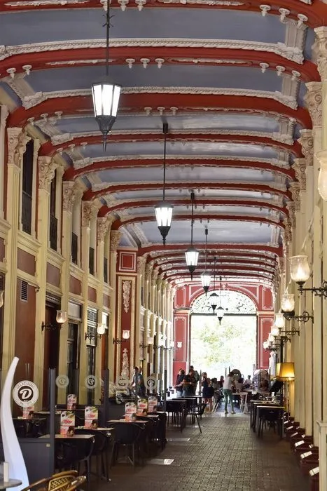 Interior del precioso pasaje del Ciclón