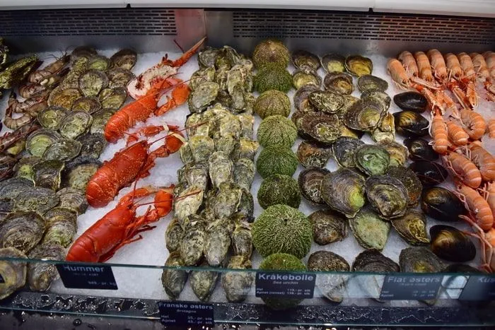 Mercado del pescado en Bergen