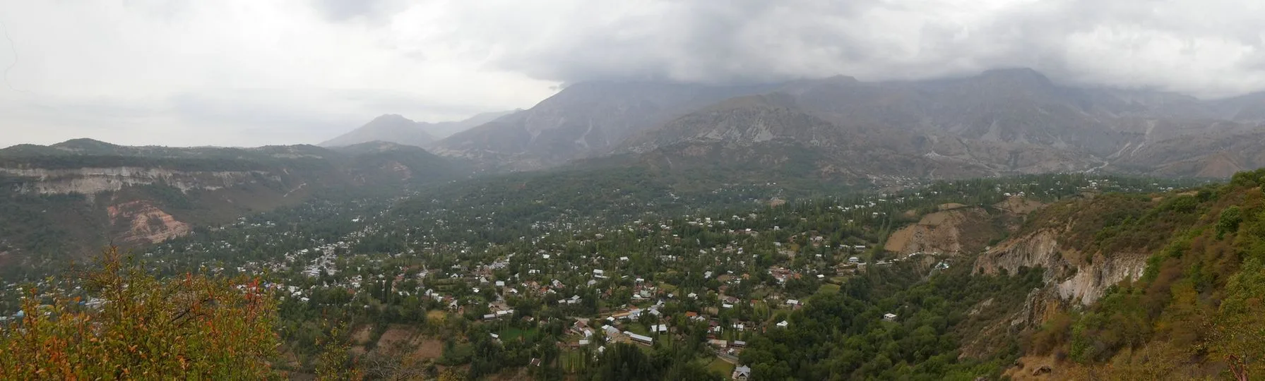 Panorama view en Arslanbob