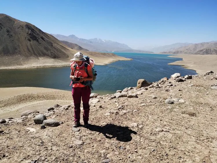 Vistas del lago Yashikul