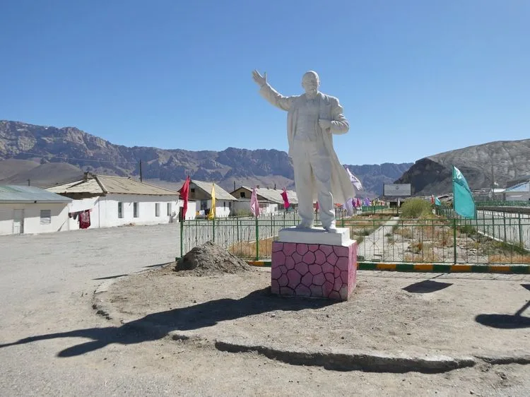 Estatua de Lenin en Murgab