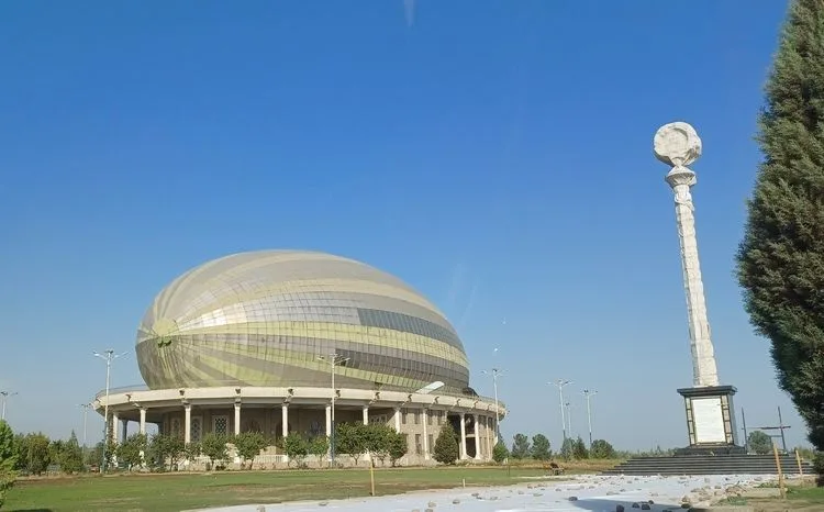 Casa de té con forma de melón