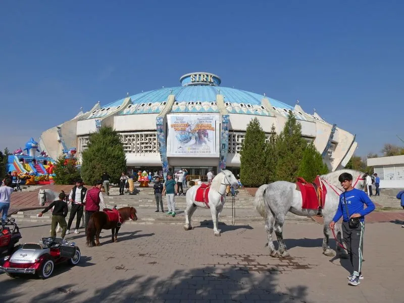 Edificio del circo que se sigue usando para espectáculos de circo