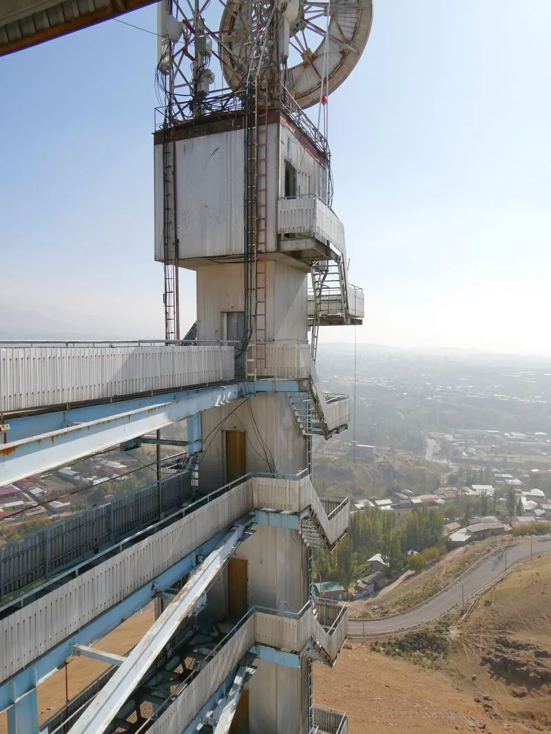 Escaleras de acceso a la parte superior