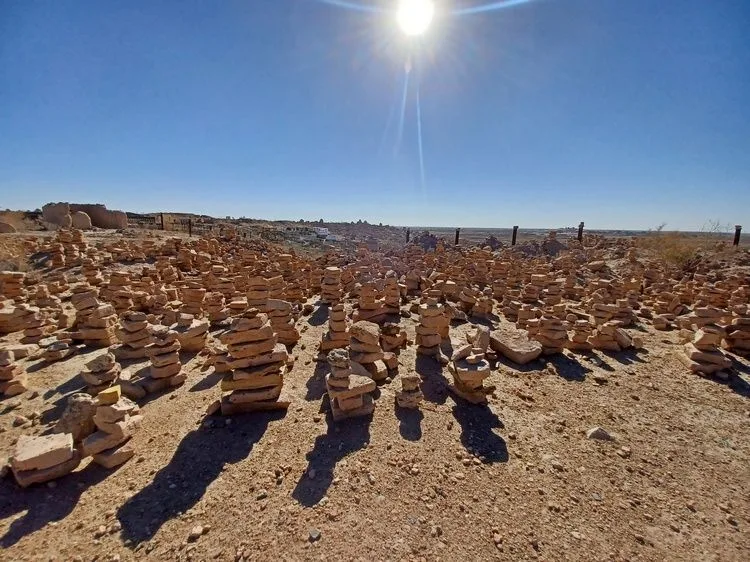 Torretas de 7 ladrillos para que no llegue el fin del mundo