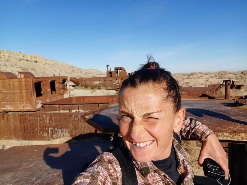 Cementerio de barcos en Moynaq